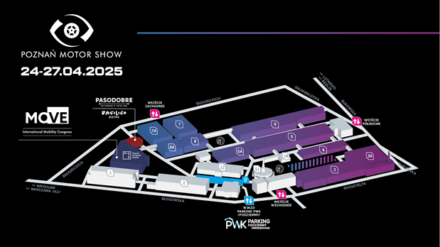 Plan terenu Poznań Motor Show