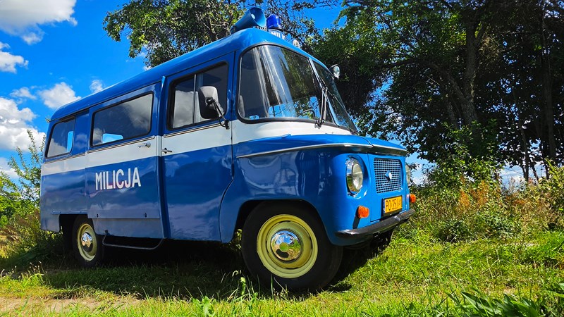 Milicyjna Nysa 522 na Retro Motor Show