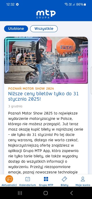 poznan motor show w aplikacji mobilnej